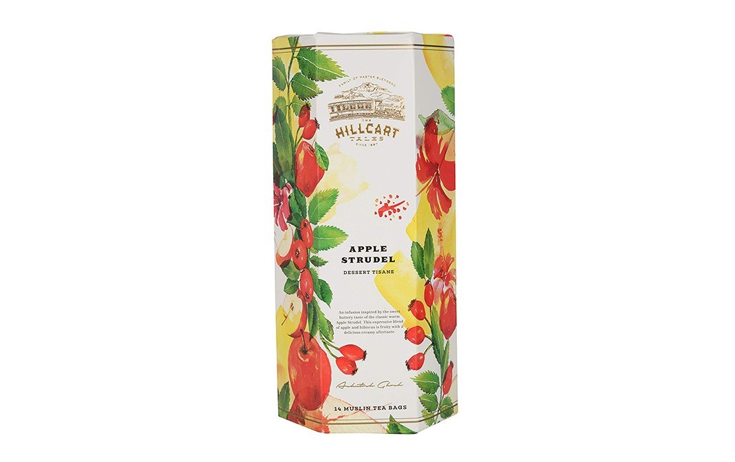 The Hillcart Tales Apple Strudel Dessert Tisane   Box  14 pcs